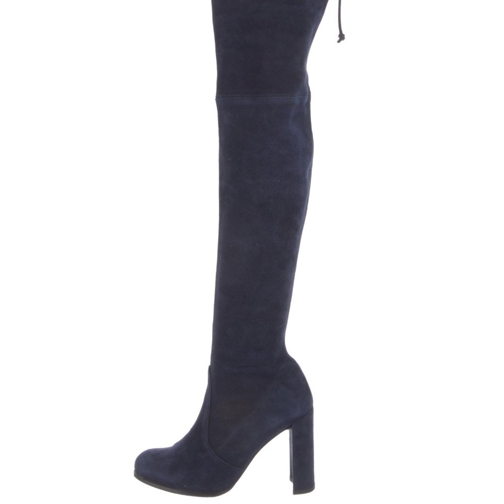 Stuart Weitzman - Highland OTK Boot - Navy - Size 9 - Used